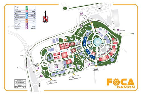 بیست و یکمین نمایشگاه صنعت و تاسیسات آب و فاضلاب تهران 1404 5 تصویر نقشه نمایشگاه بین المللی تهران