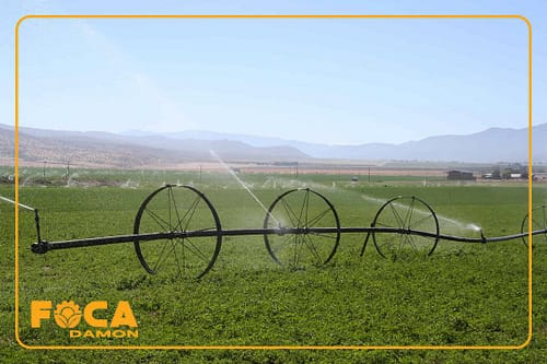 معرفی انواع سیستم آبیاری بارانی و اجزای اصلی آنها 2 sprinkler irrigation systems and their components 3