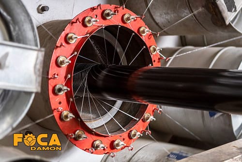 نخ پلی استر به کار رفته داخل لوله نخدار لی فلت و پلی فلت 5 thread used inside threaded irrigation pipe 3